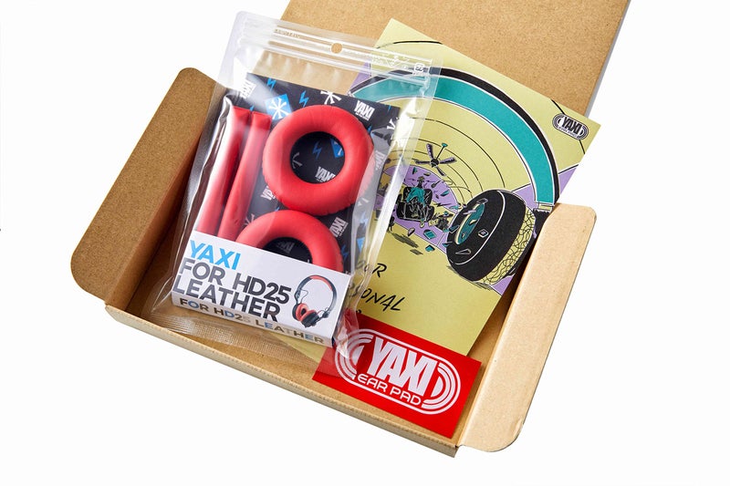 YAXI HD25 Leather Earpads Red - Image 2